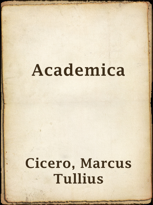 Cover image for Academica